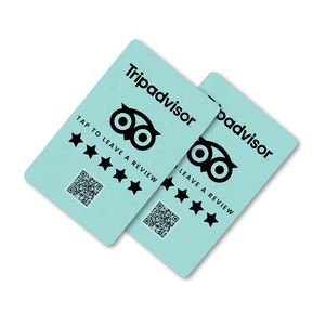Código QR personalizado Reseñas de Google Tarjetas NFC Impulsa tus reseñas Material de PVC Durable Contctless Business Rfid Smart Cards - Product Image 3