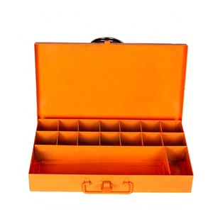 工厂用金属便携式高品质小铁储物盒工具箱 - Product Image 1