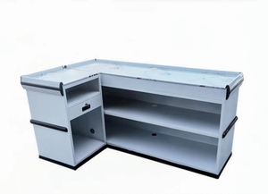 定制金属车身和石头盖便利店收银台 - Product Image 4