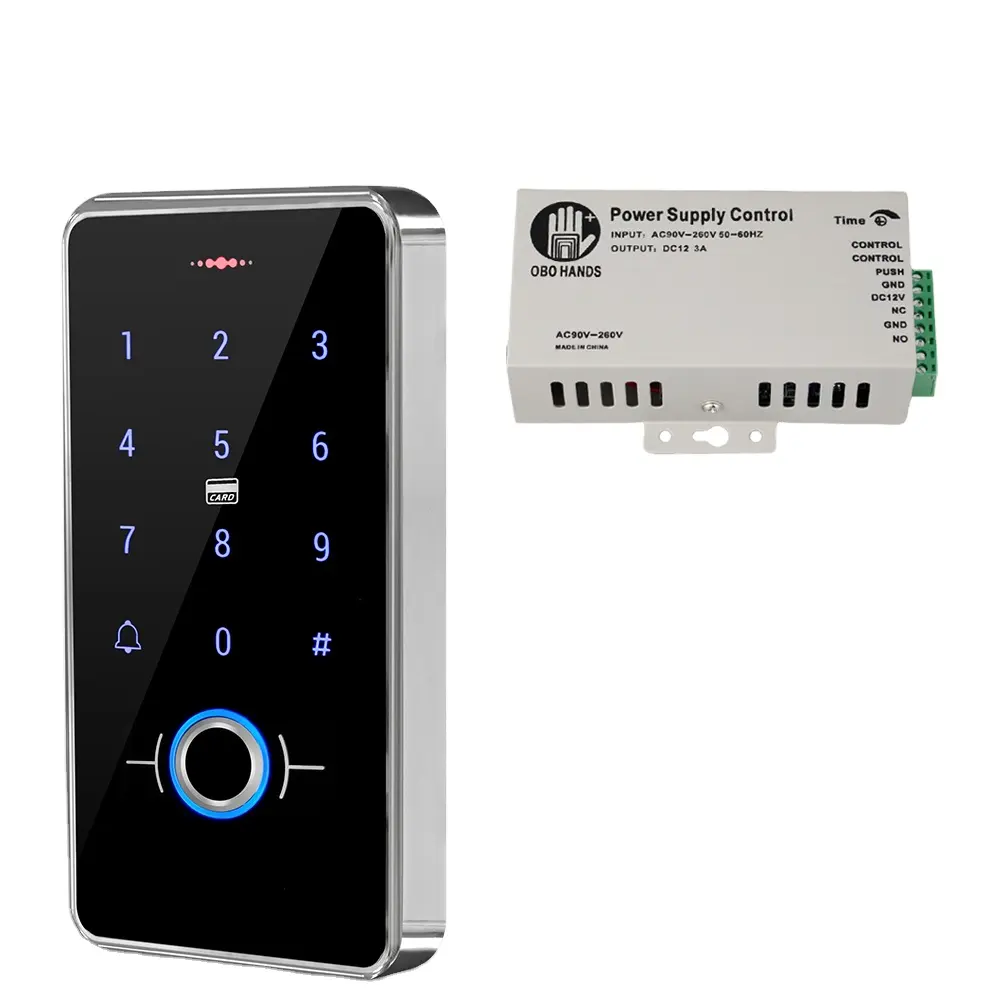 Scanner d'empreintes digitales autonome, étanche IP68, 100 pièces, contrôle d'accès par clavier, lecteur nfc, lecteur rfid, appareil biométrique