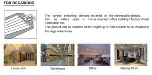 Pdlux-Panel de luz LED con Sensor de movimiento PIR para iluminación comercial, PD-PIR113A de luz diurna infrarroja, rango de detección de 12m, para almacén