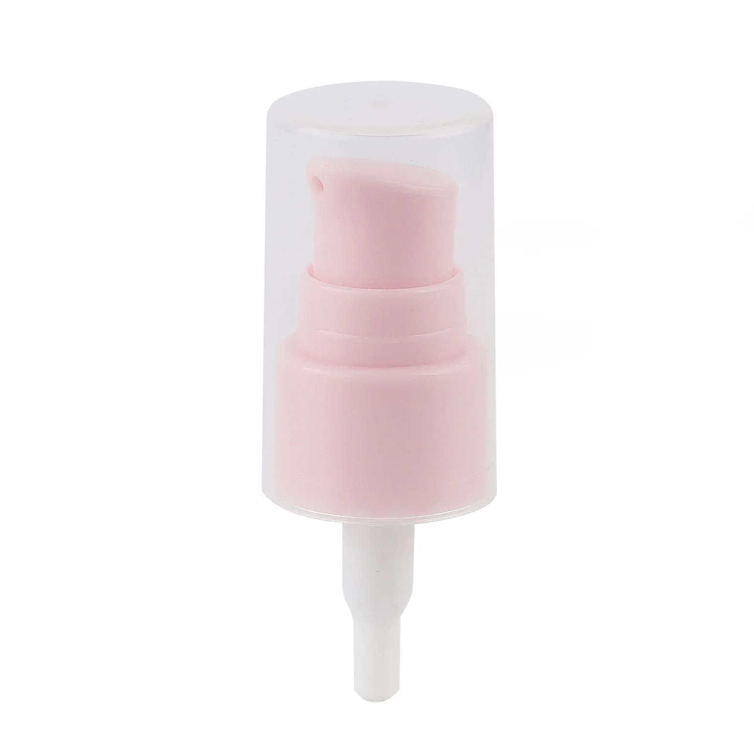 Plastic Pump 18/410 20/410 24/410 Colorful Cosmetic Plastic Smooth Cream Pump Pink Treatment Pump
