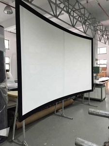200 Inch 16:9 <strong>Curved</strong> Projector Home Theater <strong>Fixed</strong> Wall Projection <strong>Screen</strong> for Flight Simulator - Product Image 2