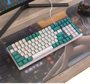 PCTENK XK61B Plus Wireless BT Mechanische Tastatur mit drei Modi Hot Plug-Spiel Notebook-Computer Koreanische drahtlose Tastatur - Product Image 4
