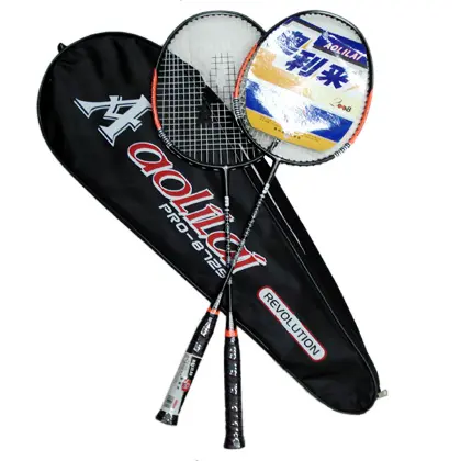 Raket Badminton Besi 2 Grosir, Merek Kustom untuk Latihan