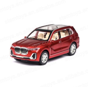 ダイカスト1:24 X7合金車モデルシミュレーション車のおもちゃプルバック音と軽金属コレクション車モデル - Product Image 1