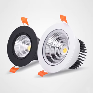 COYOLED LED天井灯スポットCOBラウンド天井引込めダウンライトLEDスポットライトスポットLEDライト5W LED COBダウンライト - Product Image 1