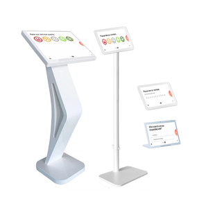 21,5-Zoll-Stand-Satisfaktions-Gerätetaste mit mehrsprachiger thailändischer deutscher Echtzeit-Kundenfeedback-Software - Product Image 4