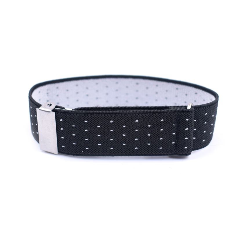 2.5cm width black white dots
