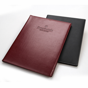 Biểu Tượng Tùy Chỉnh Đa-Chức Năng PU Da Thư Mục Máy Tính Xách Tay Pocket Tập Tin Kinh Doanh Tổ Chức A4 Da Nhân Tạo Thư Mục Tập Tin - Product Image 3