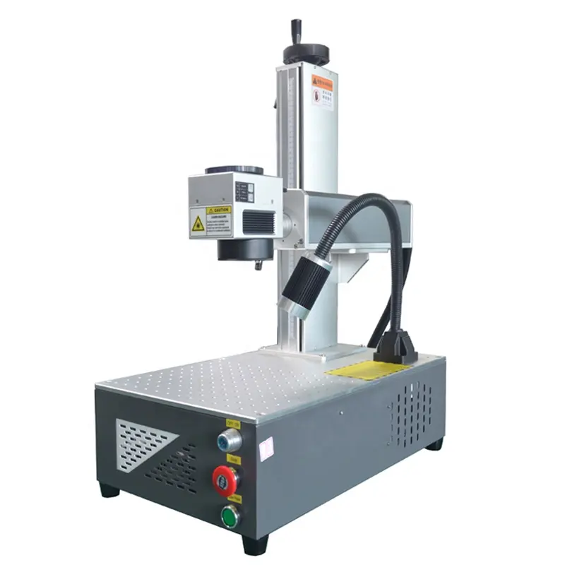 Machine de marquage laser à fibre portable de bureau avec source laser Raycus MAX JPT 20W 30W 50W