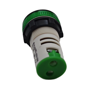 Pulsador original 1 Punto de comando Bloque de contacto amarillo en el zumbador superior 22mm Plástico Redondo Pitido continuo