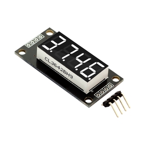 Taidacent TM1637 0.36 "0.36 pollici 7 segmenti Display digitale tubo sette moduli LED a 4 cifre scheda rosso verde blu giallo bianco - Product Image 1