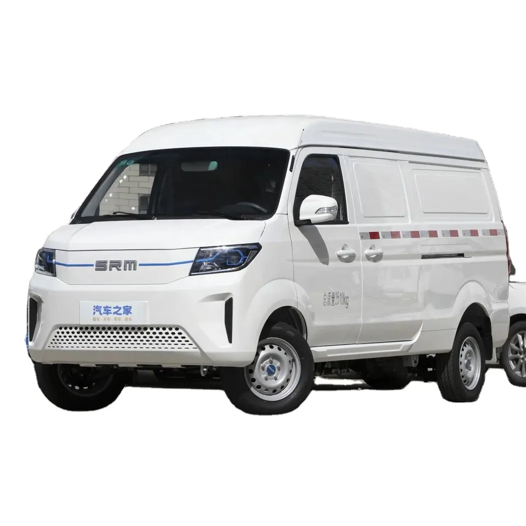 中国の新エネルギー7シート長距離SRM電動トラックピュアバン、容量2510kg 2シート構成