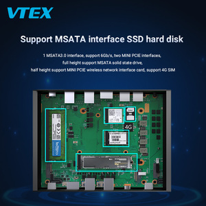 Nuc Mini Fanless Embedded PC mit Rs485 16GB Bester Linux Rs232 Gamer Computer Industrial Fanless Mini Pc - Product Image 2
