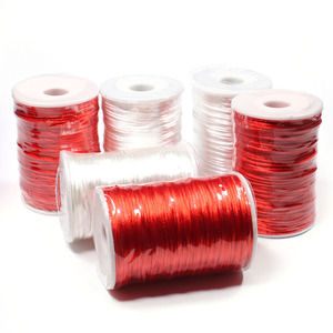 Cuerda de cola de rata de poliéster de alta calidad, cordón encerado multicolor, envoltura de regalo, accesorios hechos a mano para álbumes de recortes - Product Image 1