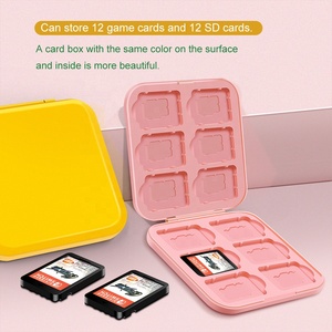 NintendoSwitch OLEDアクセサリーかわいいゲームカードケースNintendoswitchSDカードピンクシェルスイッチ収納ボックスNintendoSwitch/Lite用 - Product Image 2