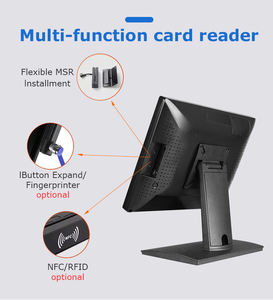 เครื่องพีโอเอสแบบสองหน้าจอ15นิ้วเครื่องพีโอเอสระบบลงทะเบียนเงินสดใหม่สำหรับร้านอาหาร - Product Image 3