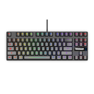 Teclado ergonómico inalámbrico multifunción para ordenador, Teclado mecánico con lazo, organizador para portátil/Pc/Win