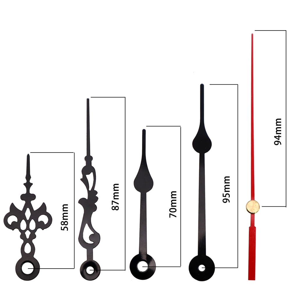 2 pairs of clock hands-5 for 10 inches clock