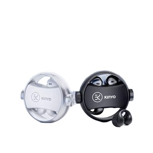 Intelligente Bluetooth-Kopfhörer LED-Batterie anzeige In-Ear-Formfaktor Wasserdichter Schalter frei Regelmäßige Knochen leitungs stile Blau