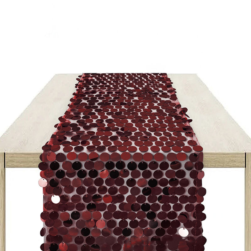 Lentejuelas rojo vino