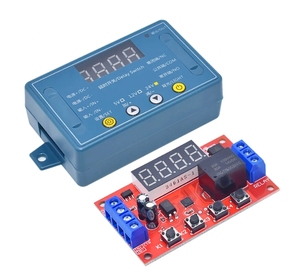 10A 1 Kanal Verzögerung szeit Relais modul 5V 12V 24V Timing programmier bar optisch - Product Image 1