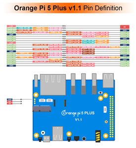 新しいOrange Pi 5 Plus 4G 8G 16G RK35882.5GデュアルイーサネットポートとPCIE拡張シングルボード実行Android Ubuntu Debian OS - Product Image 6