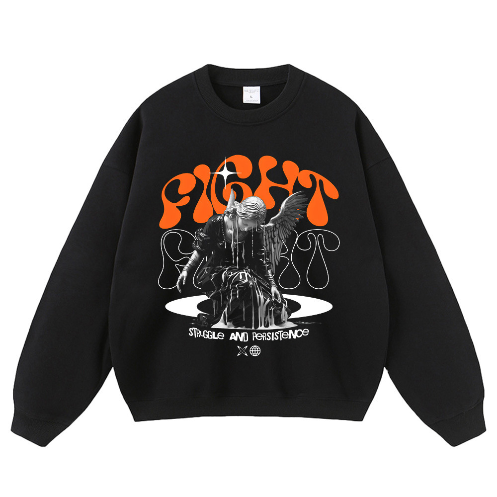 Black crew neck