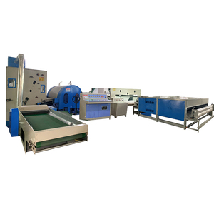 La parte della linea di produzione dell'ovatta attraversa il Lapper al folk e pavimenta la maglia in una certa larghezza e spessore - Product Image 5