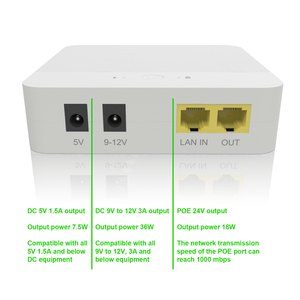 WGP Mini Ups Multi Output Mini Dc Poe 24V 48V Ups Long Backup Time Wifi Router 12V Mini Ups - Product Image 3