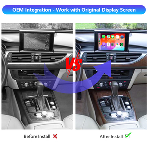 2012-2016 Audi A6 A7 S6 S7 Wireless Carplay Compatibility Android Auto for Seamless Navigation Music Communication and More - Product Image 6