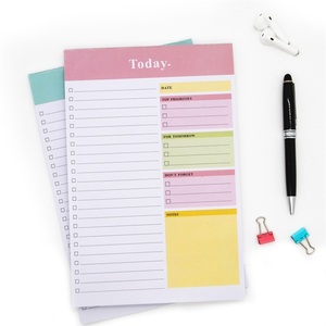 Imprimir Logo Planner Bloc de notas Sticky Custom Note Pads Tear Off Daily Planner Organizar To-do Bloc de notas - Product Image 2