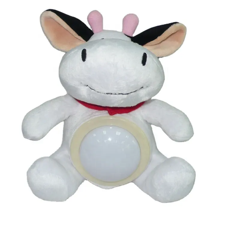 Jouets en peluche bébé veilleuses vache veilleuses musicales pour bébé veilleuse de sommeil et peluche musicale