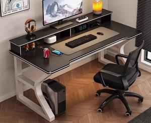 Moderno semplice scrivania per Computer a casa con libreria funzione di stoccaggio per studio ufficio camera da letto elettronica da competizione sedia da tavolo Set - Product Image 1