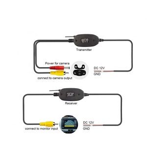 Adaptador inalámbrico de cámara de coche, Monitor de cámara de respaldo inverso, 2,4G, RCA, Kit receptor transmisor de vídeo - Product Image 5