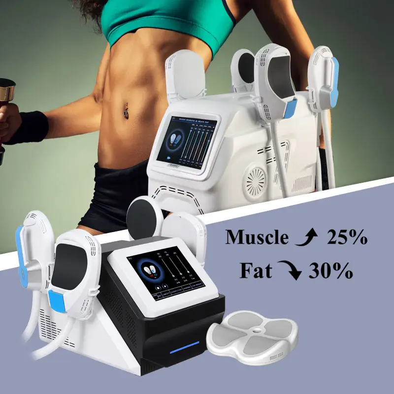 4 o 1 maniglie muscle building hip lift Neo zero stimolatore muscolare em perdita di peso sculpt bodi Ems macchina per scolpire il corpo