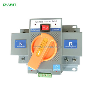 ATS 16A 20A 32A 63A 100A otomatik Transfer anahtarı 2P 3P 4P jeneratör geçiş anahtarı asansör PC tipi güç dönüşüm anahtarı - Product Image 2