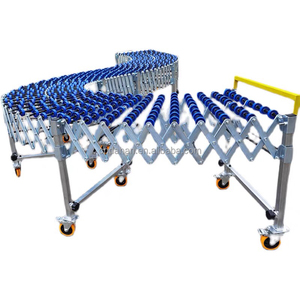 Dahan Sales Gravity Free Pvc Roller Portable Container Box Transportador de descarga de carga flexible - Product Image 3