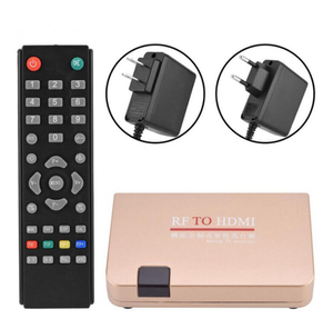 <strong>Analog</strong> TV Receiver with Remote Control for Projectors Multimedia Teaching Network Engineering RF to HD Converter Adapter - Product Image 5