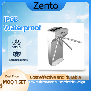 Zento Versatile integrazione di controllo accessi sistema antincendio facile-installato che collega il tornello verticale della barriera del cancello del treppiede - Product Image 3