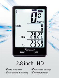 WEST BIKING Waterproof Mount 20 <strong>Function</strong> Speedometer Exercise <strong>Cycling</strong> <strong>Computer</strong> GPS Road Bike Digital <strong>Wireless</strong> Bicycle <strong>Computer</strong> - Product Image 5
