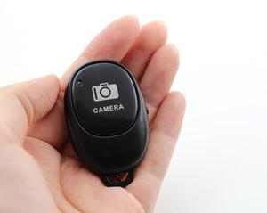 มินิชัตเตอร์รีโมทไร้สาย iOS Android โทรศัพท์มือถือเซลฟี่ฟันสีฟ้าชัตเตอร์ไฟ LED ABS วัสดุมินิกล้องปุ่มสวิทช์ - Product Image 2