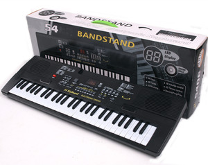 Teclado electrónico de plástico para niños, instrumentos musicales multifuncionales para enseñanza, 54 teclas, precio de fábrica - Product Image 1