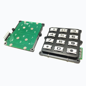 Programable 3*4 Metal Matrix Keypad 12 Botón táctil Teclado y productos de teclado - Product Image 3