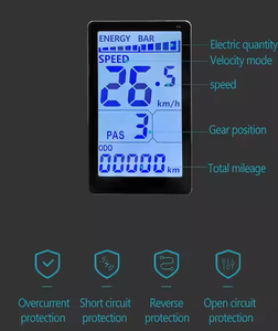 All'ingrosso parti di biciclette elettriche HOSH M5 bicicletta elettrica con Display LCD 48V e Controller motore 36V Kit di conversione ruote - Product Image 5