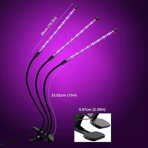 ไฟ LED สำหรับปลูกพืชแบบคลิปติดบนเดสก์ท็อปหรี่แสงได้20W เต็มสเปกตรัม3โหมดฟังก์ชั่นจับเวลาและปรับได้สำหรับปลูกพืชในร่ม - Product Image 4