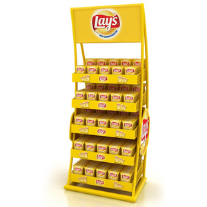 Đặt đồ ăn nhẹ Khoai tây chiên hiển thị giá đứng khoai tây chiên Giá hiển thị cho cửa hàng bán lẻ - Product Image 2