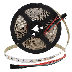 RGBW 5050 dijital şerit 60LEDS/M IC UCS2904 10 20 piksel nokta renkli şerit 5050 RGBW 24V adreslenebilir RGBW Led şerit - Product Image 2
