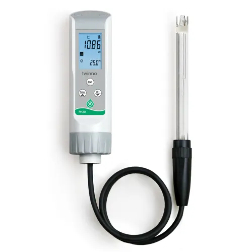 Medidor de PH tipo bolígrafo, medidor de acidez de fruta y piel de papel, medidor de PH de alta precisión para calidad del agua